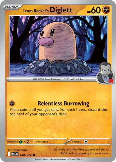 Team Rocket’s Diglett