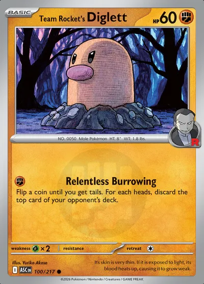 Team Rocket’s Diglett