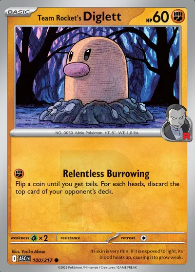 Team Rocket’s Diglett