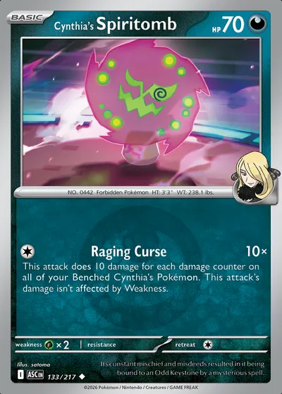 Cynthia’s Spiritomb