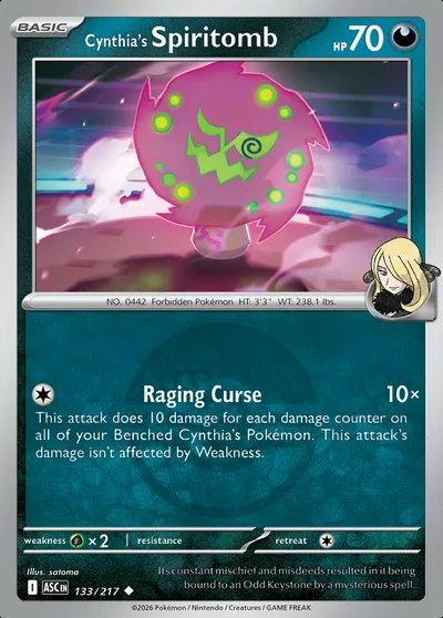 Cynthia’s Spiritomb
