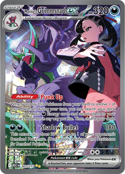 Marnie’s Grimmsnarl ex