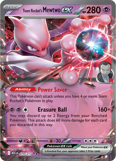 Team Rocket’s Mewtwo ex