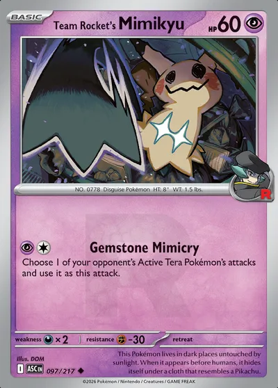 Team Rocket’s Mimikyu