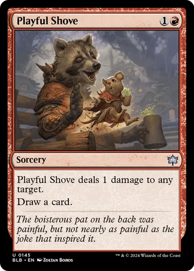 Playful Shove