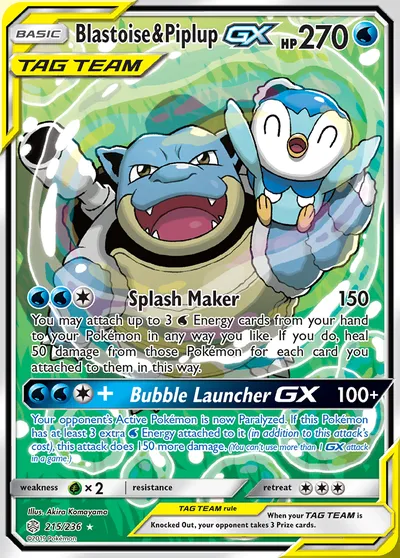 Blastoise & Piplup-GX