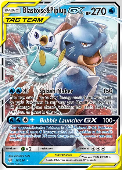 Blastoise & Piplup-GX
