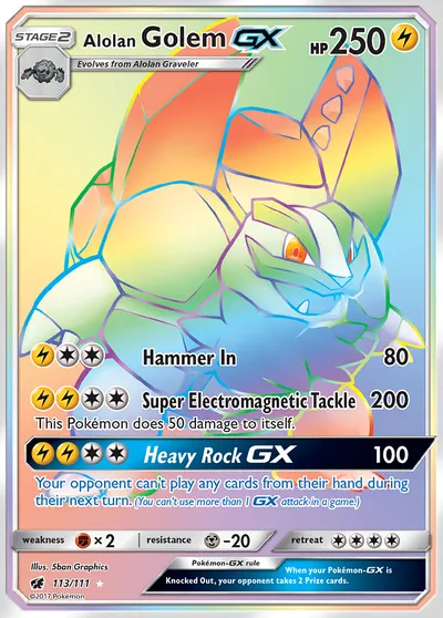 Alolan Golem-GX