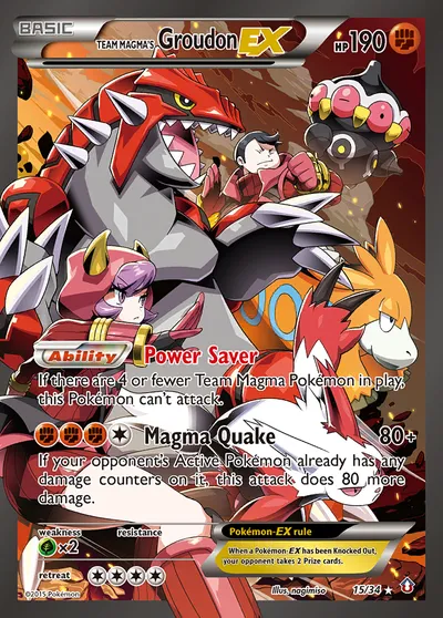 Team Magma's Groudon-EX