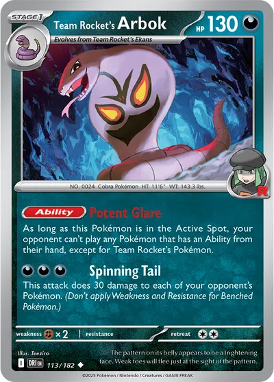 Team Rocket's Arbok
