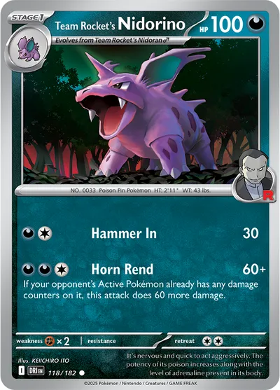 Team Rocket's Nidorino
