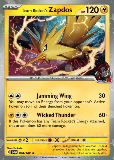 Team Rocket's Zapdos