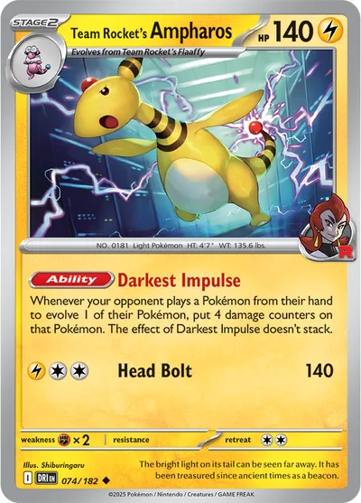 Team Rocket's Ampharos
