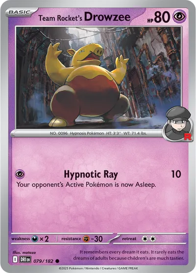 Team Rocket's Drowzee