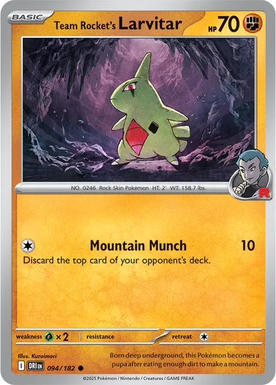 Team Rocket's Larvitar