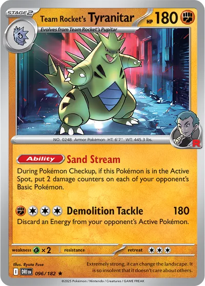 Team Rocket's Tyranitar