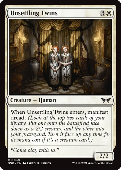 Unsettling Twins