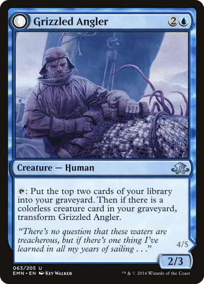 Grizzled Angler // Grisly Anglerfish