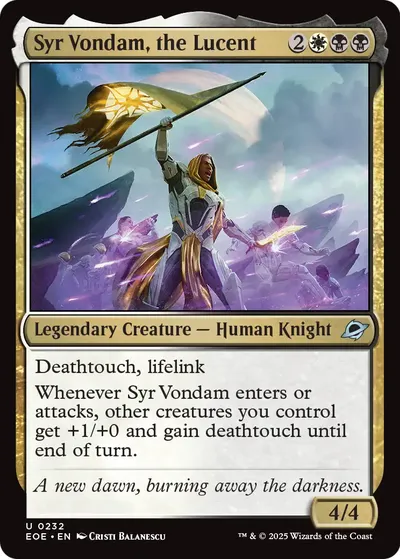Syr Vondam, the Lucent