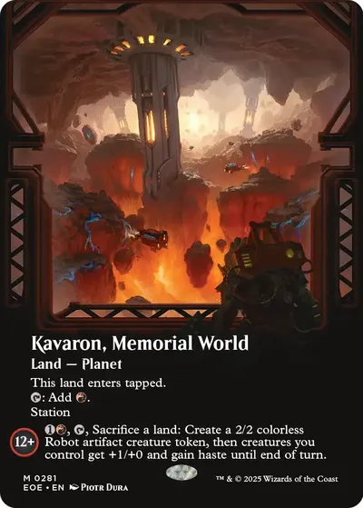 Kavaron, Memorial World