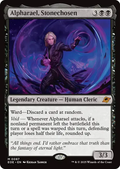 Alpharael, Stonechosen