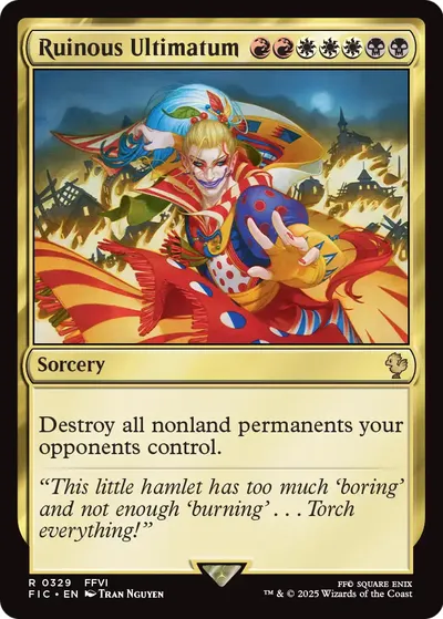 Ruinous Ultimatum