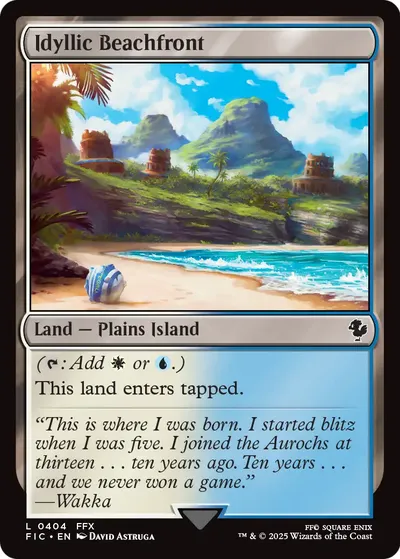 Idyllic Beachfront