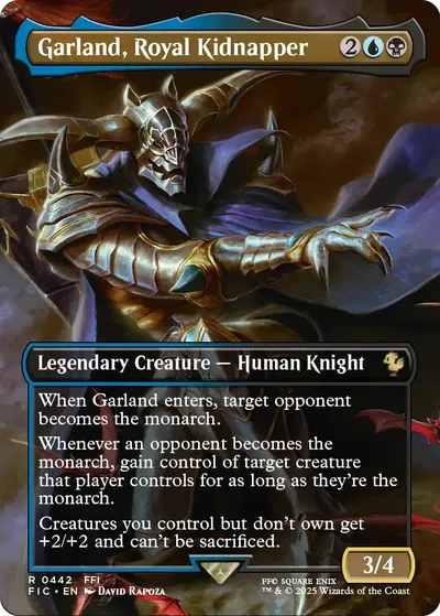 Garland, Royal Kidnapper