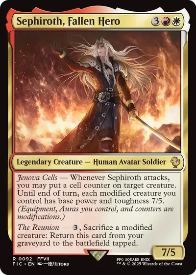 Sephiroth, Fallen Hero