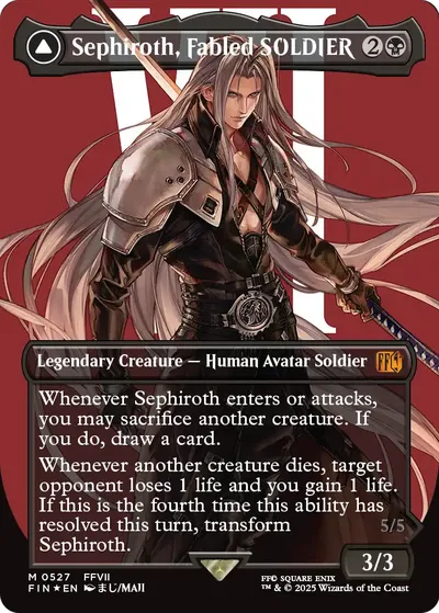 Sephiroth, Fabled SOLDIER // Sephiroth, One-Winged Angel