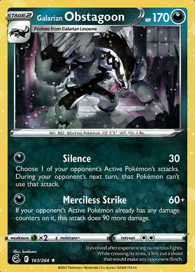 Galarian Obstagoon