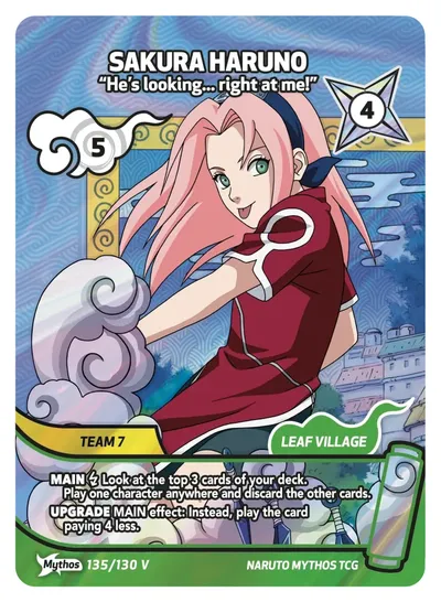 Sakura Haruno - “He’s looking... right at me!”