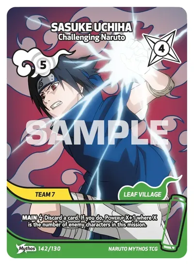 Sasuke Uchiha - Challenging Naruto