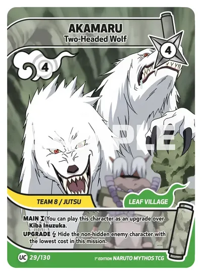 Akamaru - Two-Headed Wolf