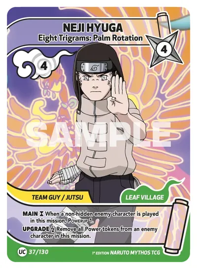 Neji Hyuga - Eight Trigrams: Palm Rotation