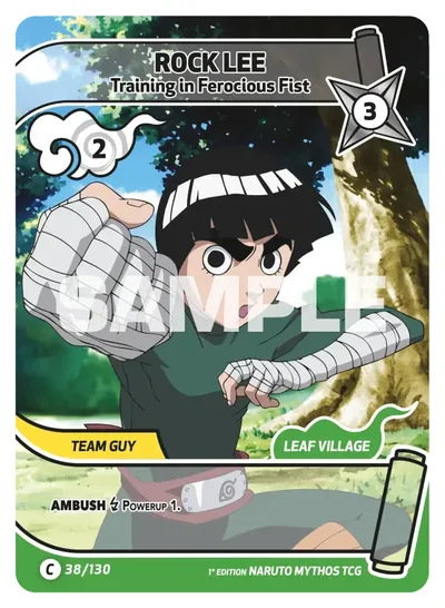 Rock Lee - Training in Ferocious Fist