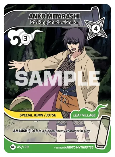 Anko Mitarashi - Striking Shadow Snake