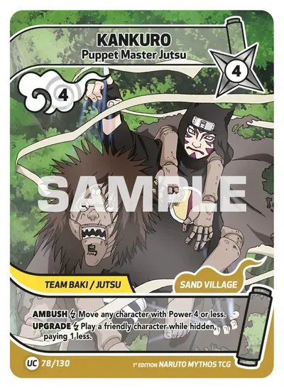 Kankuro - Puppet Master Jutsu
