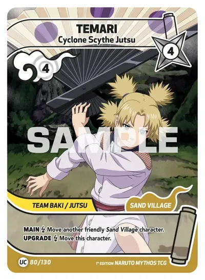 Temari - Cyclone Scythe Jutsu