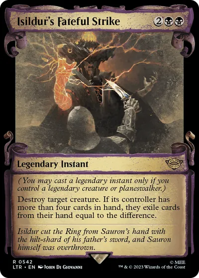 Isildur's Fateful Strike