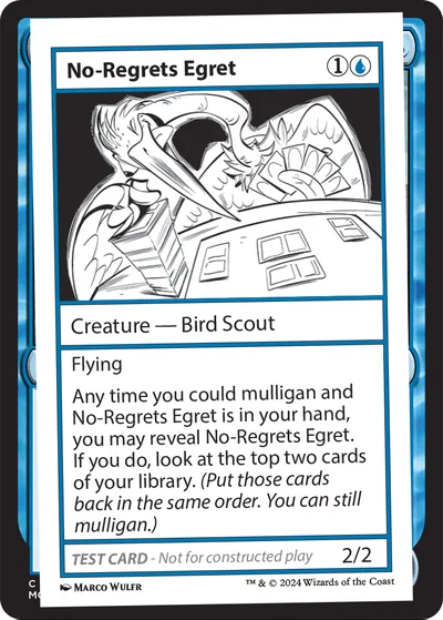 No-Regrets Egret