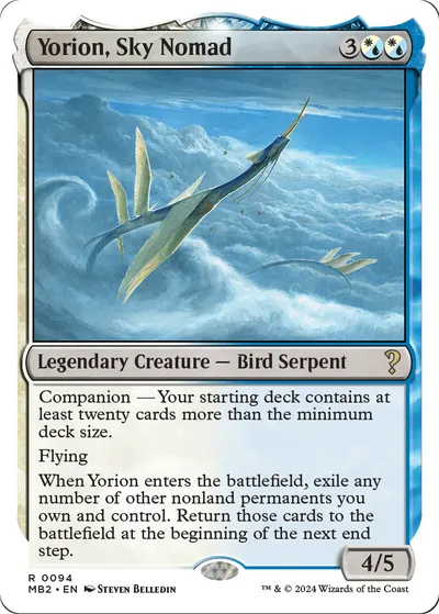 Yorion, Sky Nomad