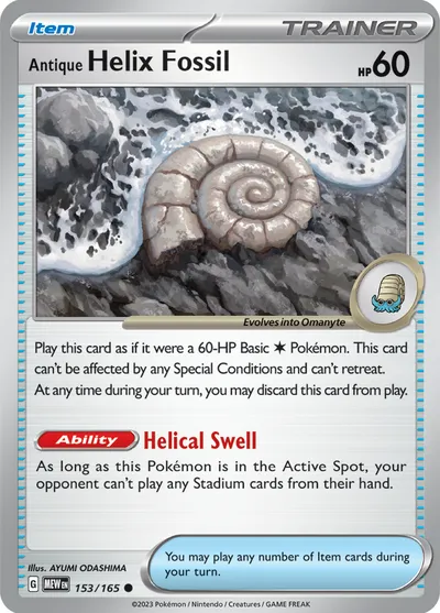Antique Helix Fossil