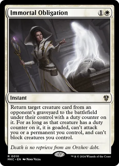 Immortal Obligation