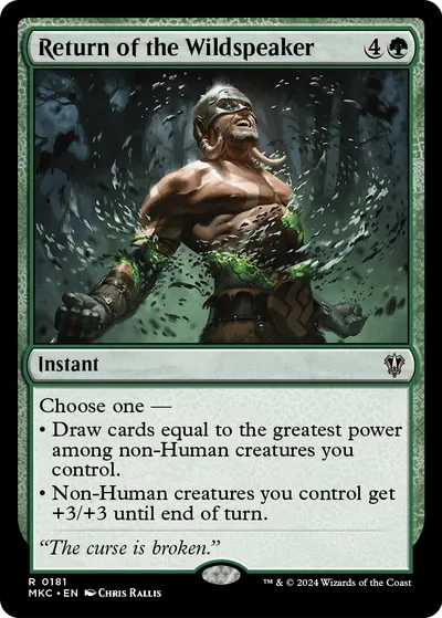 Return of the Wildspeaker