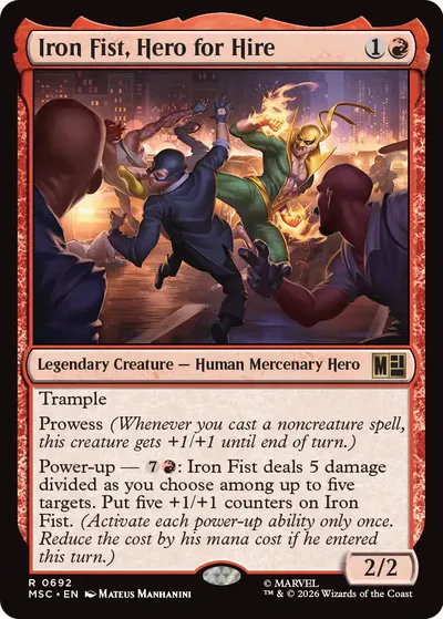 Iron Fist, Hero for Hire
