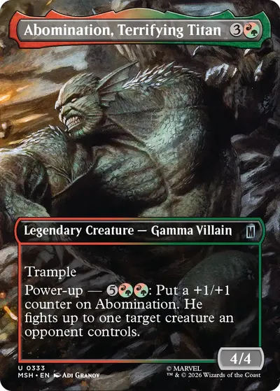 Abomination, Terrifying Titan