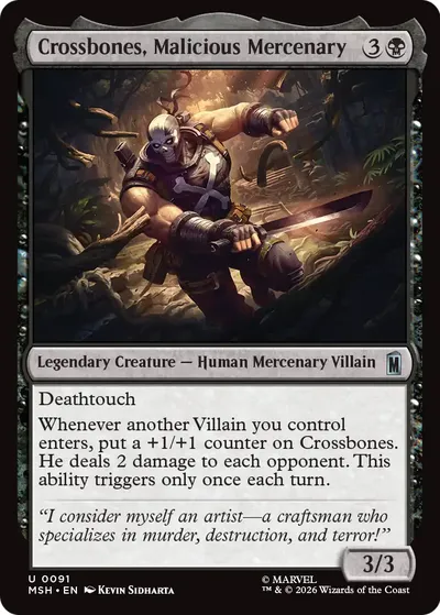 Crossbones, Malicious Mercenary