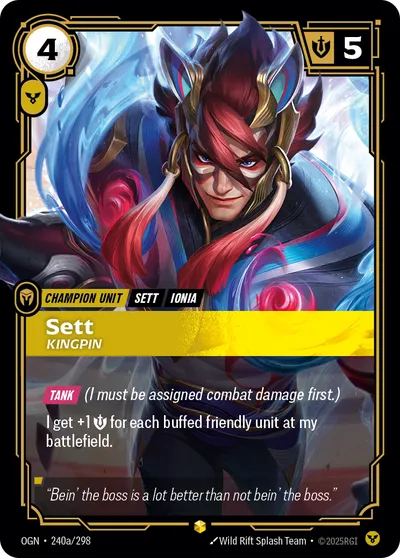 Sett, Kingpin