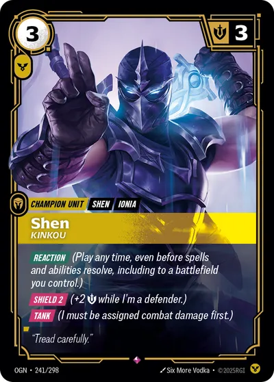 Shen, Kinkou